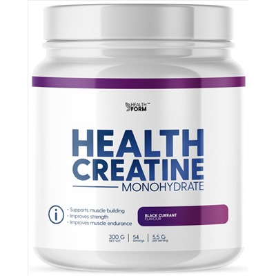 Health Form Creatine Monohydrate банка 300 г