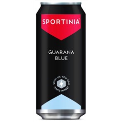 Sportinia GUARANA (2400 mg) (12шт в уп) ж/б газированный 500 Мл