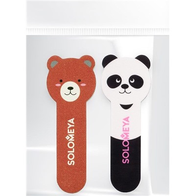 Набор пилок для ногтей Little Bear Nail File 180/220/ Little Panda Shiner 400/3000, Solomeya