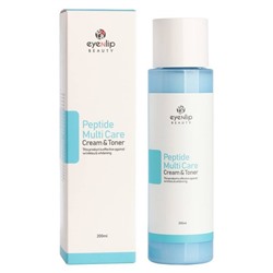 Тонер-крем с пептидами PEPTIDE MULTI CARE CREAM & TONER, EYENLIP, 200 мл