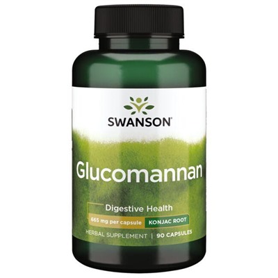 Swanson Glucomannan 665 mg