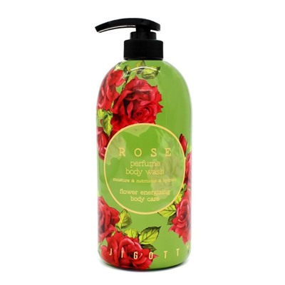 Парфюмированный гель для душа с экстрактом розы Rose Perfume Body Wash, Jigott 750 мл