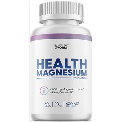 Health Form Magnesium+Vitamin B6