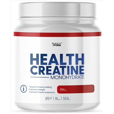 Health Form Creatine Monohydrate банка 300 г