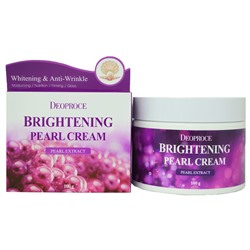 Питательный крем для лица и тела с экстрактом жемчуга Moisture Brightening PEARL CREAM, DEOPROCE 100 мл