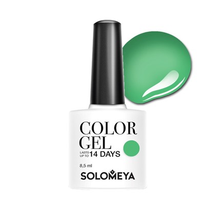 Гель-лак Color Gel Natural Green/Природная зелень 107, Solomeya 8,5 мл