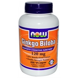 NOW Ginkgo Biloba 120 mg 100 vcaps