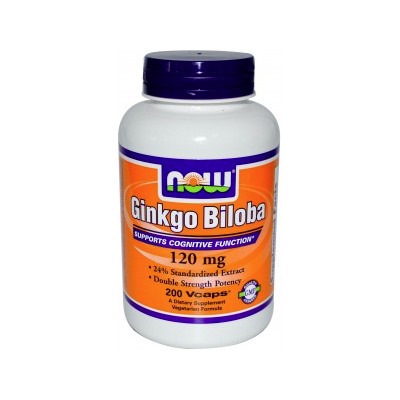 NOW Ginkgo Biloba 120 mg 100 vcaps