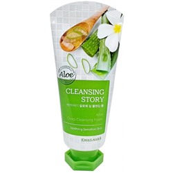 Пенка для умывания огуречная Story Foam Cleansing Cucumber, WELCOS   120 г