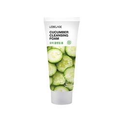 Пенка для лица очищающая с огуречным экстрактом CLEANSING FOAM CUCUMBER, LEBELAGE, 100 мл