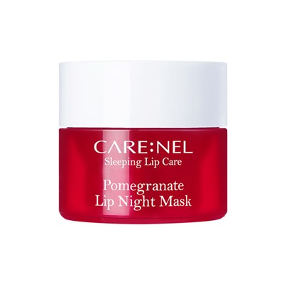 Ночная маска для губ с экстрактом граната, Pomegranate Lip Night Mask, CARE:NEL, 5 г