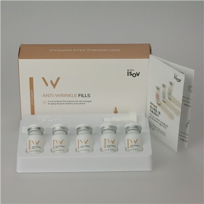 Сыворотка уплотнения и повышения тонуса оболочки клеток кожи Anti-wrinkle Fills Ampoule, Isov Sorex 5*5 мл