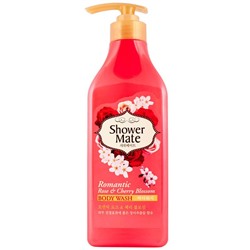 Гель для душа Роза и Вишневый Цвет Shower Mate Body Wash Romantic Rose & Cherry Blossom, KERASYS   550 г