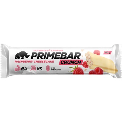 Prime Kraft Батончик с содержанием протеина PRIMEBAR CRUNCH (15шт в уп) Упаковка 40 г