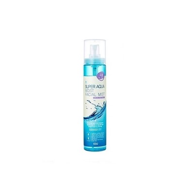 Спрей для лица увлажняющий с гиалуроновой кислотой IOU Super Aqua Moist Facial Mist, Welcos, 120 мл