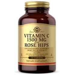 Solgar Vitamin C 1500 mg with Rose Hips