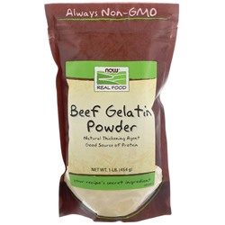 NOW Beef Gelatin Powder 454 г