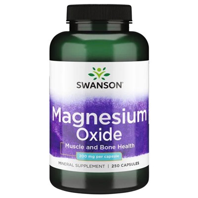 Swanson Magnesium Oxide 200 mg