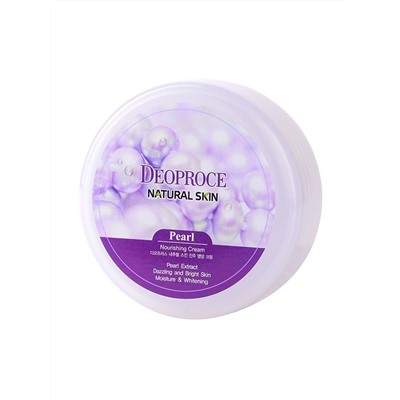 Крем для лица и тела питательный с экстрактом жемчуга Natural Skin Pearl Nourishing Cream, DEOPROCE 100 мл