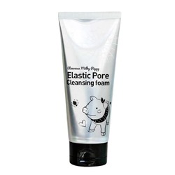 Пенка с древесным углем для очищения и сужения пор Face Care Milky Piggy Elastic Pore Cleansing Foam, ELIZAVECCA 120 мл