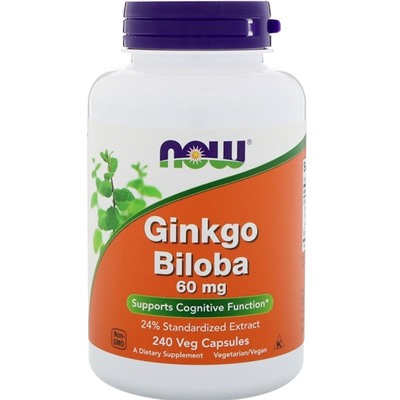 NOW Ginkgo Biloba 60 mg