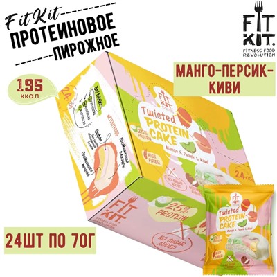 FITKIT Protein TWISTED CAKE (24шт в уп) 70 г