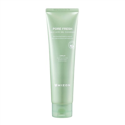 Гель очищающий для чувствительной кожи, PORE FRESH MILD ACIDIC GEL CLEANSER, MIZON, 150 мл