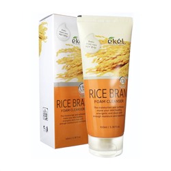 Пенка для умывания с рисовыми отрубями Foam Cleanser Rice Bran, Ekel 100 мл