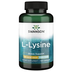 Swanson L-Lysine Free Form 500 mg