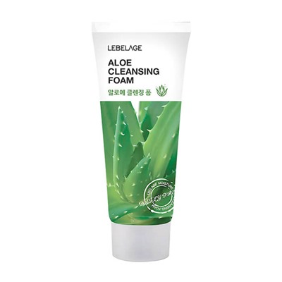 Пенка для умывания успокаивающая с экстрактом алоэ ALOE SOOTHING CLEANSING FOAM, LEBELAGE, 180 мл