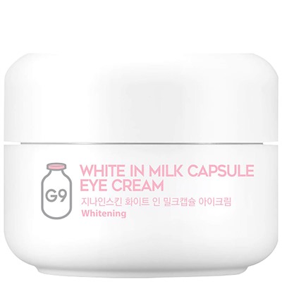 Осветляющий крем для области вкруг глаз с молочными протеинами G9 White In Milk Capsule Eye Cream, BERRISOM   30 г