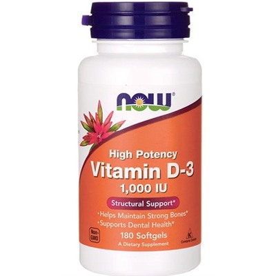 NOW Vitamin D-3 1000 IU