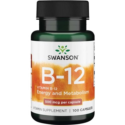 Swanson Vitamin B-12 500 mcg