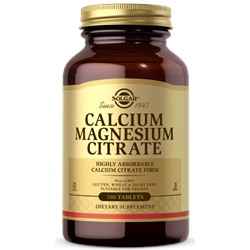 Solgar Calcium Magnesium Citrate 200/100 mg