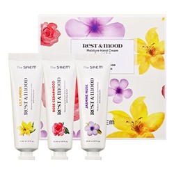 Набор кремов для рук Rest & Mood Moisture Hand Cream Special Set, THE SAEM, 30 мл * 3 шт.