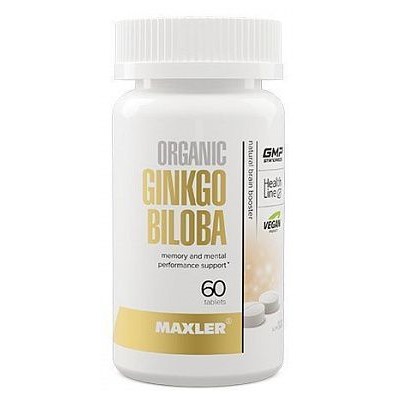 Maxler Ginkgo Biloba Organic 60 таб