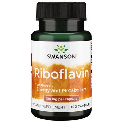 Swanson Riboflavin Vit B-2 100 mg