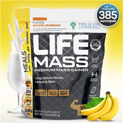 Tree of Life Life Mass Premium Mass Gainer 1000 г