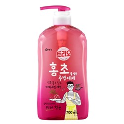 Средство для мытья посуды Трио Гранат Trio Red Vinegar Dishwashing Detergent, KERASYS   700 мл