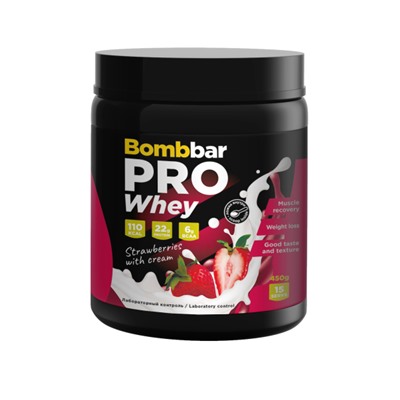 Bombbar Whey protein PRO 450 г