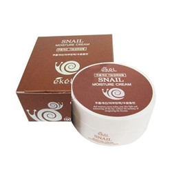 Крем для лица увлажняющий с муцином улитки Snail Moisture Cream, Ekel 100 г