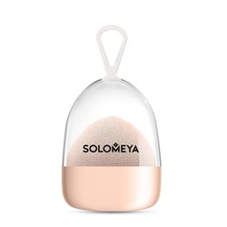 Супермягкий косметический спонж для макияжа Персик Super soft blending sponge Peach, Solomeya