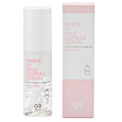 Сыворотка для лица осветляющая с молочными протеинами G9 White In Milk Capsule Serum, BERRISOM  50 мл