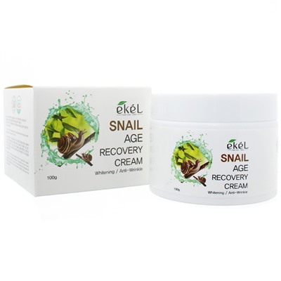 Крем для лица с муцином улитки Age Recovery Cream Snail, Ekel 100 г