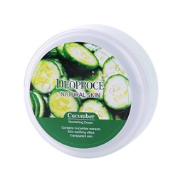 Крем для лица и тела на основе экстракта огурца Natural Skin Cucumber Nourishing Cream, DEOPROCE 100 г