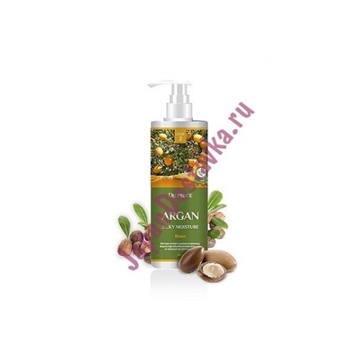 Бальзам для волос с аргановым маслом RINSE-ARGAN SILKY MOISTURE, DEOPROCE   1000 мл