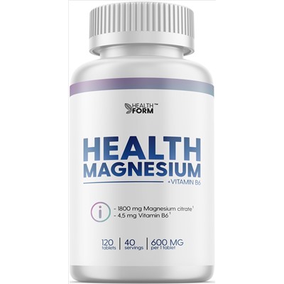 Health Form Magnesium+Vitamin B6