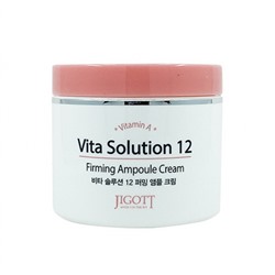 Омолаживающий ампульный крем для лица, Vita Solution 12 Firming Ampoule Cream, Jigott, 100 мл