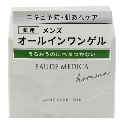 Гель для ухода за проблемной кожей лица у мужчин, HOMME Acne Care Gel, EAUDE MEDICA, 85 г