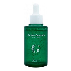 Сыворотка для лица с экстрактом зеленого чая Natural Green Tea Perfect Serum, Jigott, 50 мл